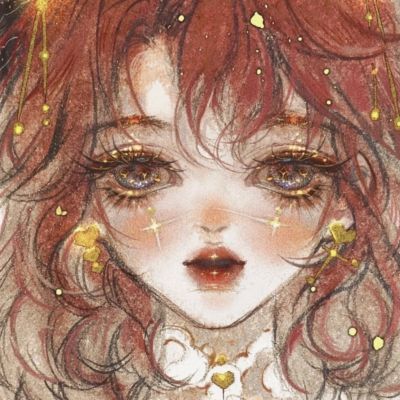 2025流行手绘头像女生好看高清图片