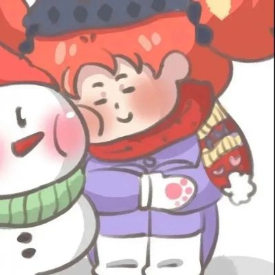 可爱超甜情侣手绘头像高清图片