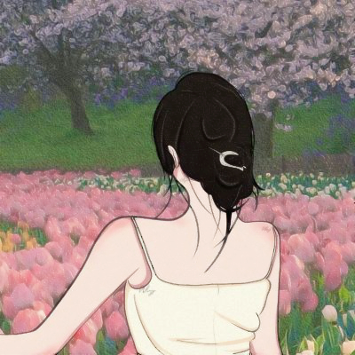 情侣头像手绘图一对
