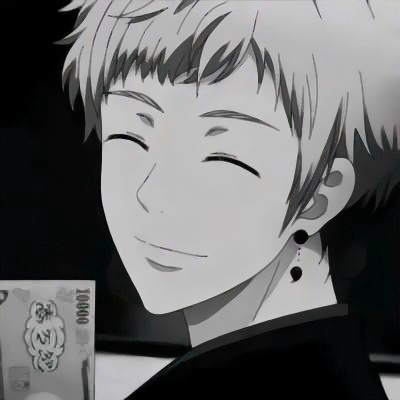 黑白漫画男生头像