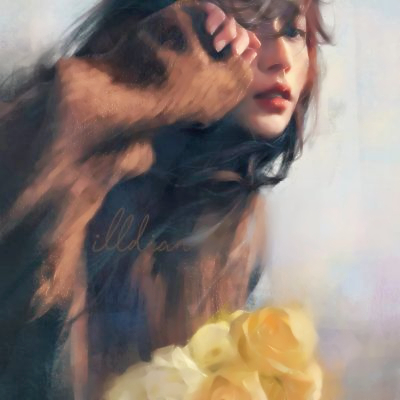 绝美真人照片转手绘头像