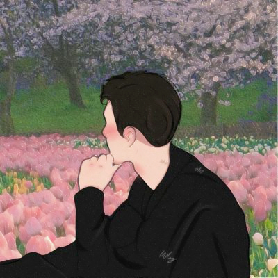情侣头像手绘图一对