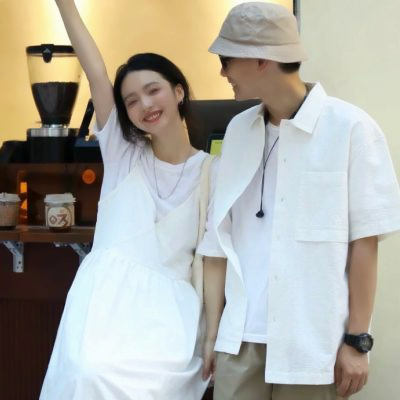 不负神明情侣头像真人