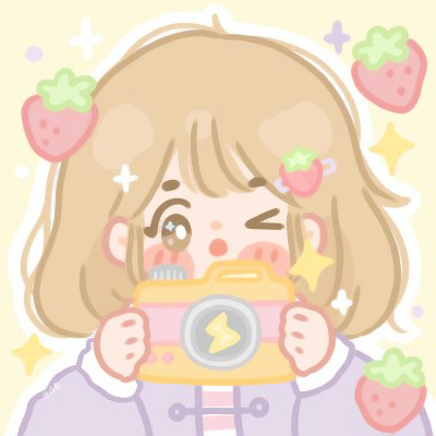 可爱手绘卡通闺蜜女生头像图片