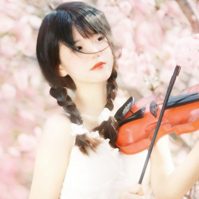 女生头像带花唯美清纯图片