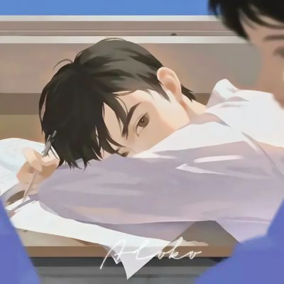 超好看的情侣头像一对手绘
