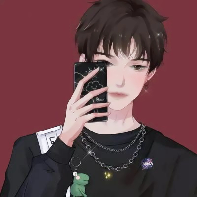 超好看的情侣头像一对手绘