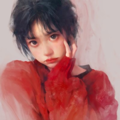绝美真人照片转手绘头像