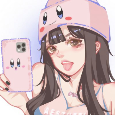 最美手绘头像女生