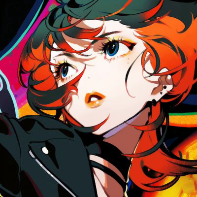 个性超酷漫画头像女生高清图片