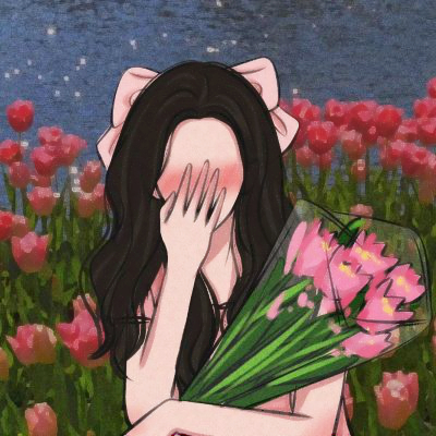高级手绘情侣头像