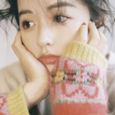 唯美冬天意境图片女生头像