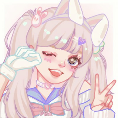 最美手绘头像女生