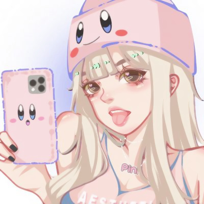 最美手绘头像女生