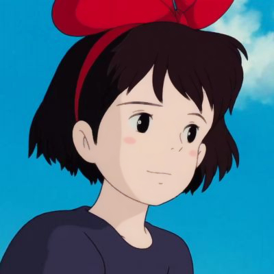 电影魔女宅急便一男一女动漫情头图片