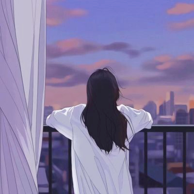 高级手绘情侣头像