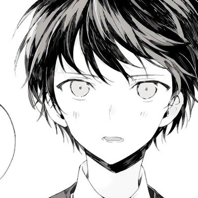 黑白漫画头像男生炫酷帅气高清图片