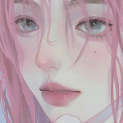 独特女头像手绘