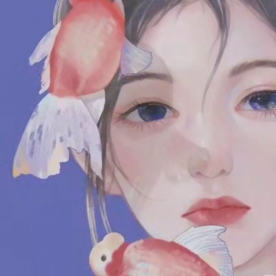 独特女头像手绘