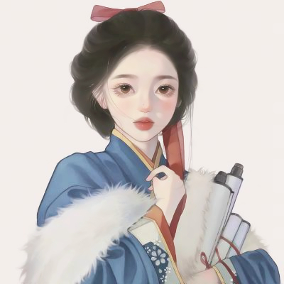 高级小众ins风手绘头像