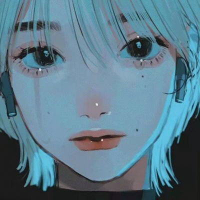 独特女头像手绘