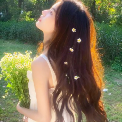 ins氛围感女头小清新意境唯美真人图片