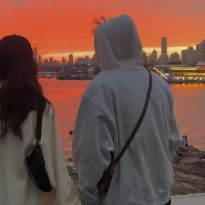 酷一点的情侣头像一对两张双人高清图片
