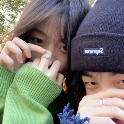 2025适合一辈子情侣头像真人一左一右高清图片