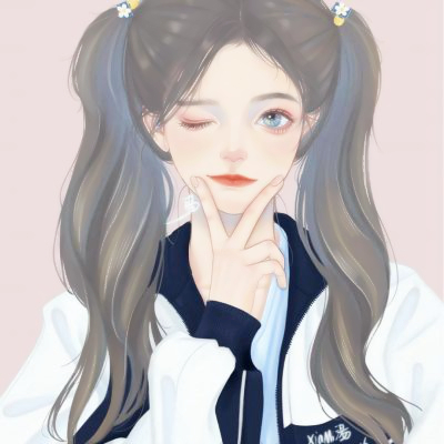 清新女生头像温柔仙气漫画手绘图片