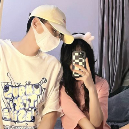 超甜情侣头像真人一对不露脸