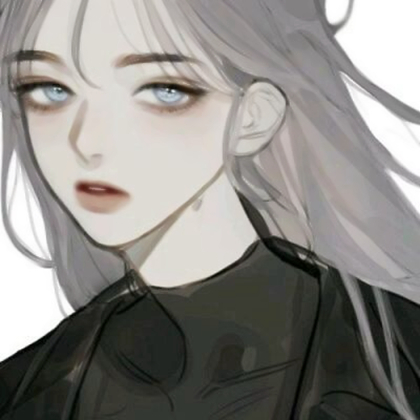 手绘动漫头像高冷女生高清图片