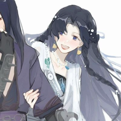 甜美动漫情侣头像小清新高清图片