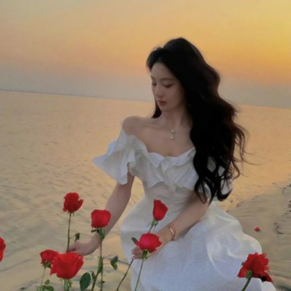 闺蜜头像两人真人婚纱