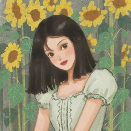 温柔干净气质唯美的手绘头像图片