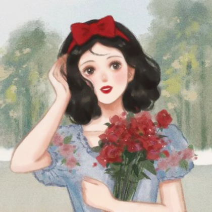 温柔干净气质唯美的手绘头像图片