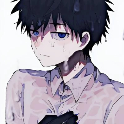 温柔忧郁男生头像动漫高清图片