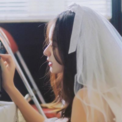 微信头像女生戴头纱