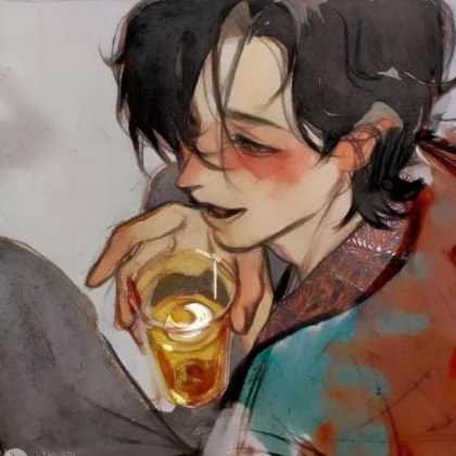温柔忧郁男生头像动漫高清图片