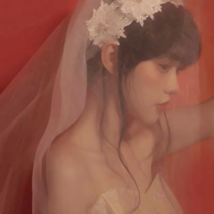 微信头像女生戴头纱