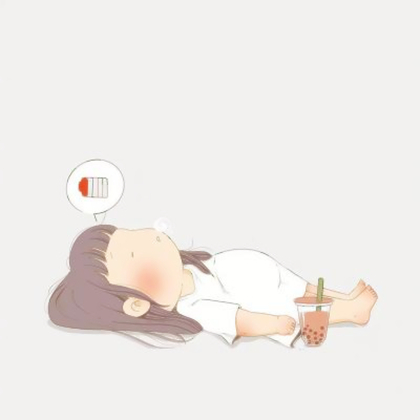 可爱卡通摆烂躺平头像图片