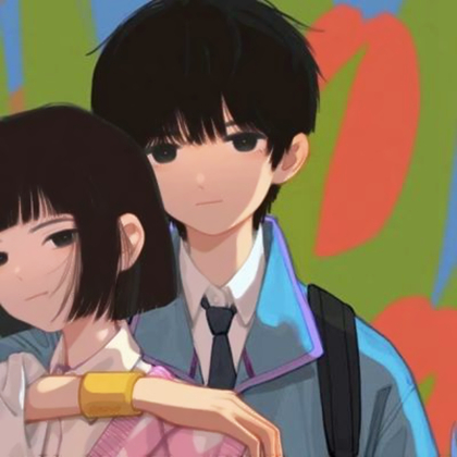 清新动漫情侣高清头像