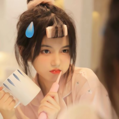 ins小众女生头像真人