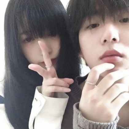 cp头像情侣一男一女真人小众双人高清图片