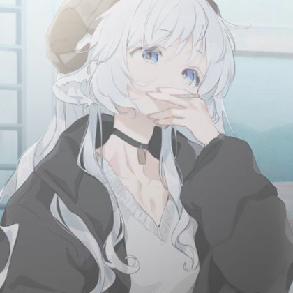 浅色系头像女生动漫简约高清图片