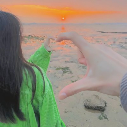 高级情侣头像一左一右
