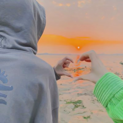 高级情侣头像一左一右