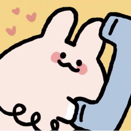 兔子和猫的情侣头像