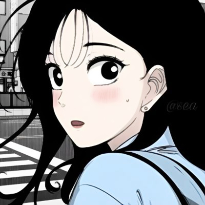 漫画风一男一女真爱动漫情头图片
