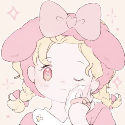 三丽鸥小女生手绘可爱头像图片
