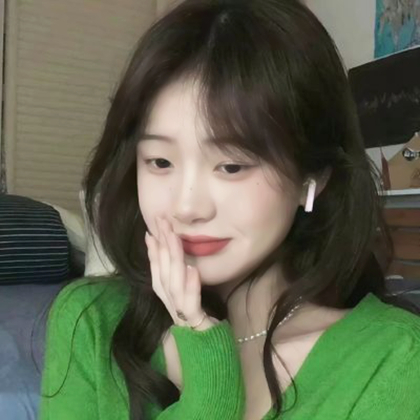 绿色头像真人女
